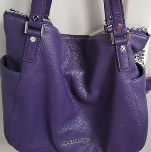 Purple Michael Kors handbag
